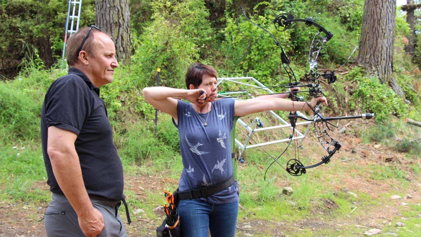 Adrenalin Forest working together with Franklin County Archery Club